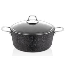 Falez Black Line Granit Döküm 26 cm Derin Tencere