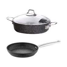 Falez Black Line Granit Döküm 26 cm Kısa Tencere