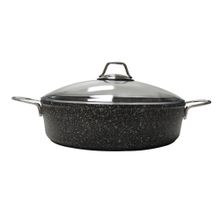Falez Granit Döküm Siyah Karnıyarık 24 cm Tencere