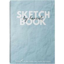 Fanart 120 gr Spiralli 50 Yaprak Academy Sketch Book A4 Turkuaz Eskiz Defteri