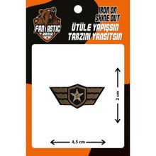 Fantastic Ütü Ile Yapışan Dokuma Arma Patch, Yıldız Askeri Rozet
