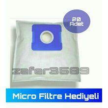 Fantom DC 3000 3500 Deluxe Bez 20 Adet Micro Filtre Uyumlu Süpürge Toz Torba