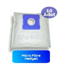 Fantom DC 3000-3500 Deluxe Bez Kumaş 10 Adet Uyumlu Süpürge Toz Torba