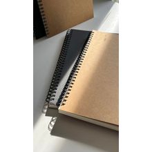 Fark Tanıtım Kraft Kapaklı B5 182x257 mm 100 Yaprak Çizgili Spiralli Defter