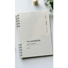 Fark Tanıtım The Notebook Serisi 80 Yaprak Noktalı A5 Light Grey Kapak Spiralli Defter