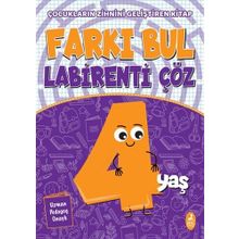 Farkı Bul Labirenti Çöz 4 Yaş Çocukların Zihnini Geliştiren Kitap