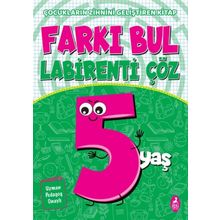 Farkı Bul Labirenti Çöz 5 Yaş Çocukların Zihnini Geliştiren Kitap