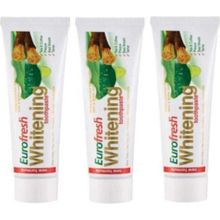 Farmasi 3x25 gr Eurofresh Aloe Veralı Misvaklı Beyazlatıcı Diş Macunu