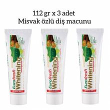 Farmasi Eurofresh Misvaklı Beyazlatıcı 3x112 gr Diş Macunu