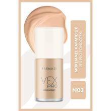 Farmasi No:03 Dark Beige 30 ml Vfx Pro Fondöten