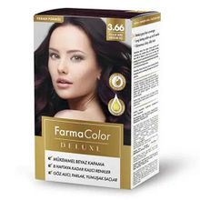 Farmasi Patlıcan Moru-3.66 Farmacolor Deluxe Saç Boyası