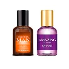 Farmasi Shooter's Man 50 ml EDP Erkek Parfüm+Amazing 50 ml EDP Kadın Parfüm