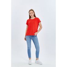 Fashion Friends Y0194K1 Kırmızı Kadın Bluz