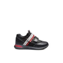 Fast Step 006XA1020 Siyah Gümüş Hakiki Deri Unisex Çocuk Casual Ayakkabı