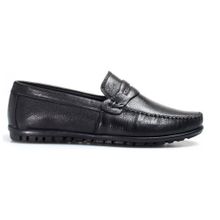 Fast Step 585MA203 Siyah Deri Erkek Casual Ayakkabı