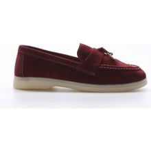 Fast Step 733ZA021 Bordo Süet Hakiki Deri Kadın Casual Ayakkabı