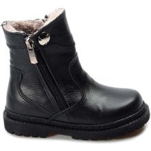 Fast Step 769KXA120 Hakiki Deri Kürklü Siyah Unisex Çocuk Klasik Bot