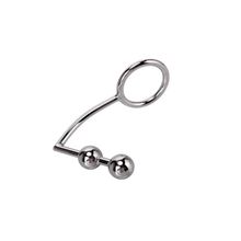 Fastieshop Çelik Penis Halkalı Anal Plug