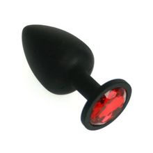 Fastieshop Taşlı Silikon Anal Plug - Medium
