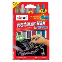 Fatih 6 Renk Metalik Jumbo Mum Boya