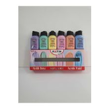 Fatih 6'lı Pastel Renkler 6x75 ml Akrilik Boya