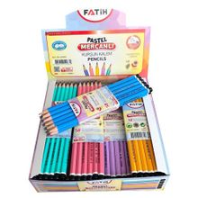 Fatih Mercanlı 144 Adet Pastel Renk Kurşun Kalem