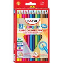 Fatih Tricolor Üçgen Tam Boy 12 Renk Kuruboya
