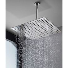 Fause Ankastre Borulu Kare Slim Metal 40x40 cm Tavandan Duş Başlığı