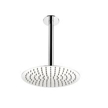 Fause Ankastre Borulu Oval Slim Metal 25 cm Tavandan Duş Başlığı