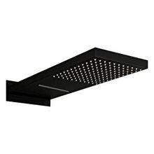 Fause Ankastre Panel Tepe Duş Başlığı Şelale Siyah KTD110-B Tepe Duş Başlığı
