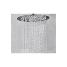 Fause KTD106-B Oval Slim 304 Metal 25 cm Siyah Tepe Duş Başlığı