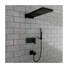 Fause Siyah Comfort Panel Şelale Fau111-b FAU111-B Duş Ankastre Seti