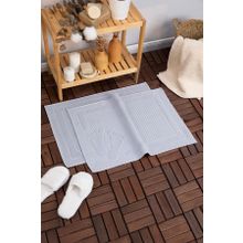 FAVORA Leoline %100 Pamuk Premium 2'li Ayak Havlusu - Gri F2487