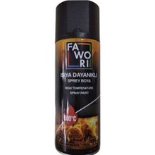 Fawori Isıya Dayanıklı 01 Siyah 400 ml Sprey Boya
