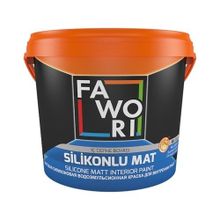 Fawori Silikonlu Mat 15 lt / 20 kg - Su Bazlı Keten Beji İç Cephe Duvar Boyası