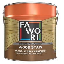 Fawori Wood Stain Şeffaf 12 lt Vernikli Ahşap Koruyucu