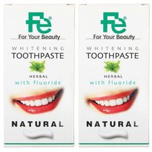 Fe Beyazlatıcı Natural Herbal 2 Adet Diş Pastası