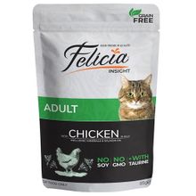 Felicia 85 gr Tahılsız Tavuklu Pouch Yetişkin Kedi Konservesi