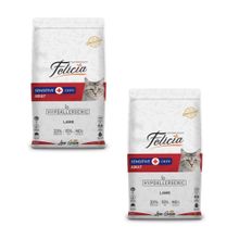 Felicia Az Tahıllı Yetiskin Kuzulu Hypoallergenic 2x2 kg Kedi Maması