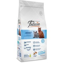 Felicia Hight Premium Somonlu 1 kg Yetişkin Kedi Maması