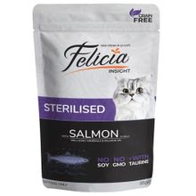 Felicia Kısırlaştırılmış Tahılsız Somonlu 85 gr Kedi Yaş Maması