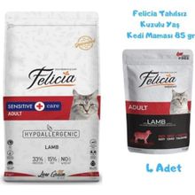 Felicia Kuzulu 2 kg Yetişkin Kedi Maması + 4x85 gr Yaş Mama