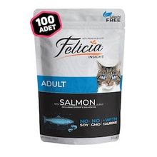 Felicia Somonlu Tahılsız Kısırlaştırılmış Pouch Konserve Yetişkin 100x85 gr Kedi Maması