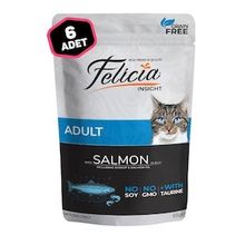 Felicia Somonlu Tahılsız Kısırlaştırılmış Pouch Konserve Yetişkin 6x85 gr Kedi Maması