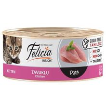 Felicia Tahılsız 85 gr Yavru Tavuklu Kıyılmış Yaş Kedi Maması