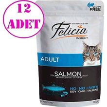 Felicia Tahılsız Somonlu 12x85 gr Kedi Yaş Maması