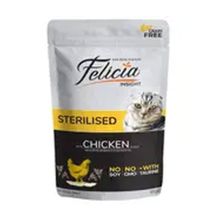 Felicia Tahılsız Tavuklu Kısırlaştırılmış 6x85 gr Kedi Yaş Maması