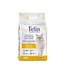 Felin 10 lt Limon Kokulu İnce Taneli Topaklaşan Kedi Kumu