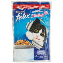 Felix 100 gr Sığır Etli Yavru Kedi Pouch