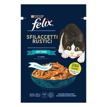 Felix 12 x 80 gr Tasty Shreds Ton Balıklı Lezzetli Et Dilimleri Yaş Kedi Maması
